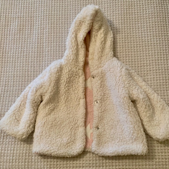 3T reversible faux fur coat - Picture 2 of 3